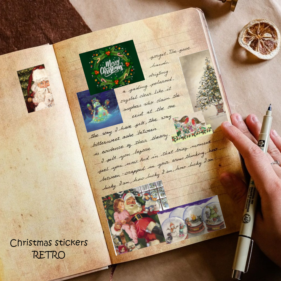 [N-diy VN] Set stickers hình dán sổ Giáng sinh Noel