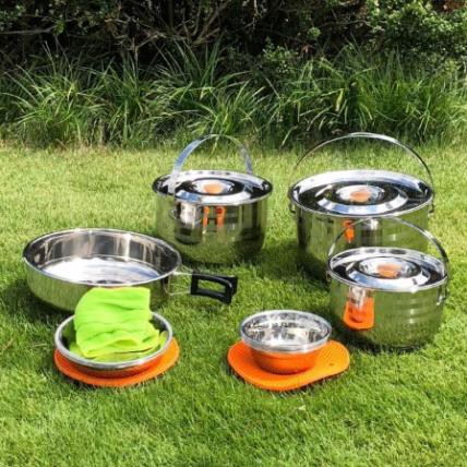 Bộ nồi dã ngoại 8 món Campingmoon MC-240