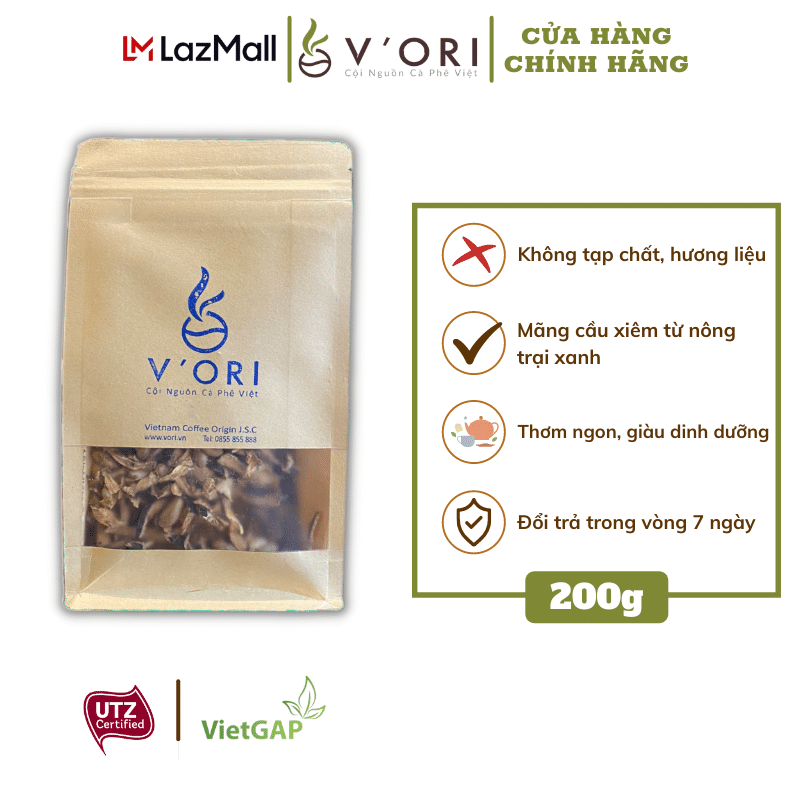 TRÀ MÃNG CẦU ORGANIC LOẠI 1 200GR