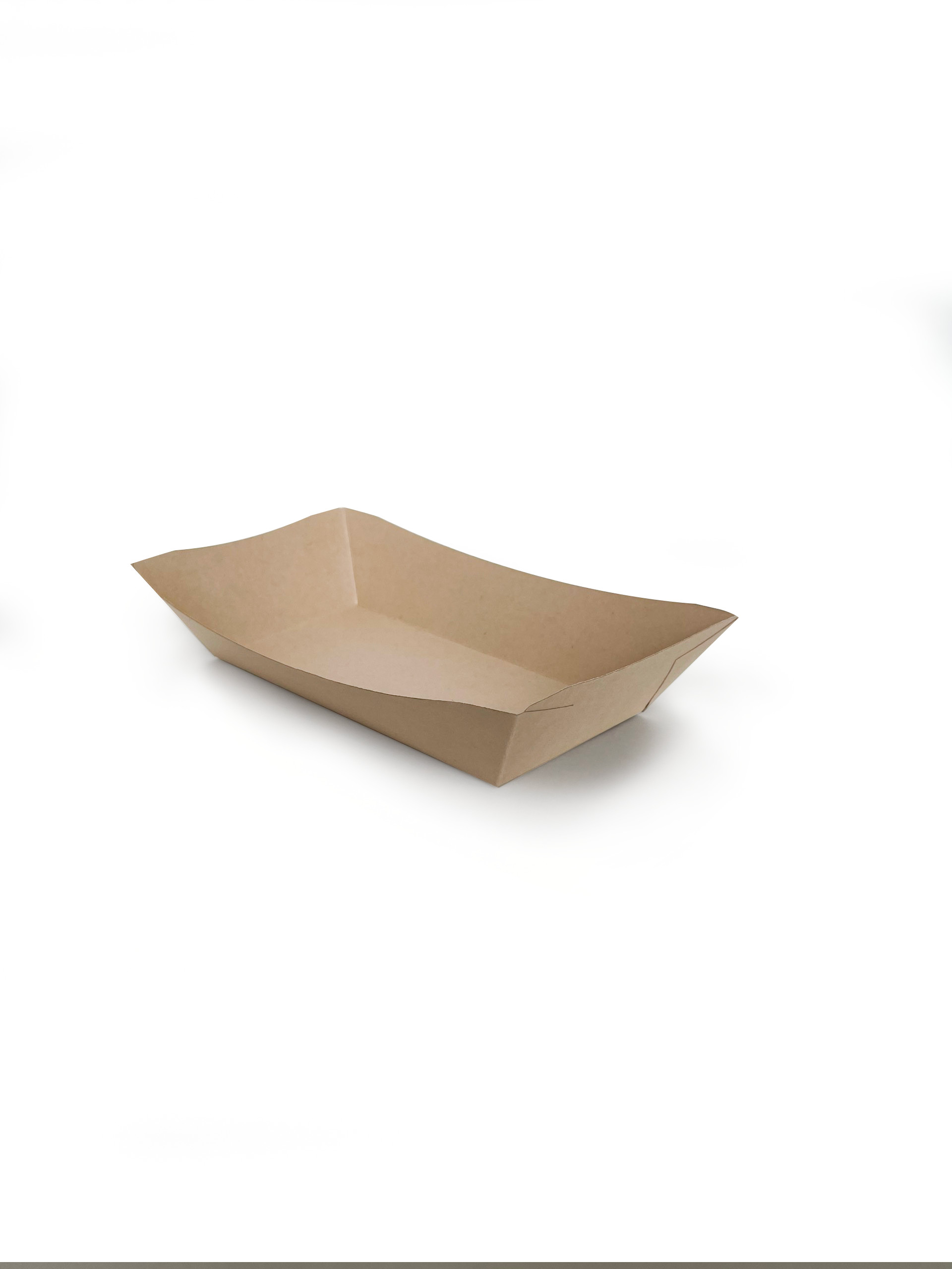[Kv] Paper Food Trays - Pack of 50 Plain Paper Trays
