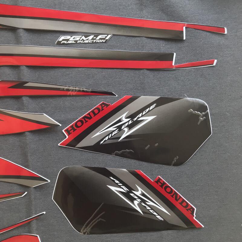 Tem AIRBLADE Thái 2010 3 lớp (MÀU ĐỎ)