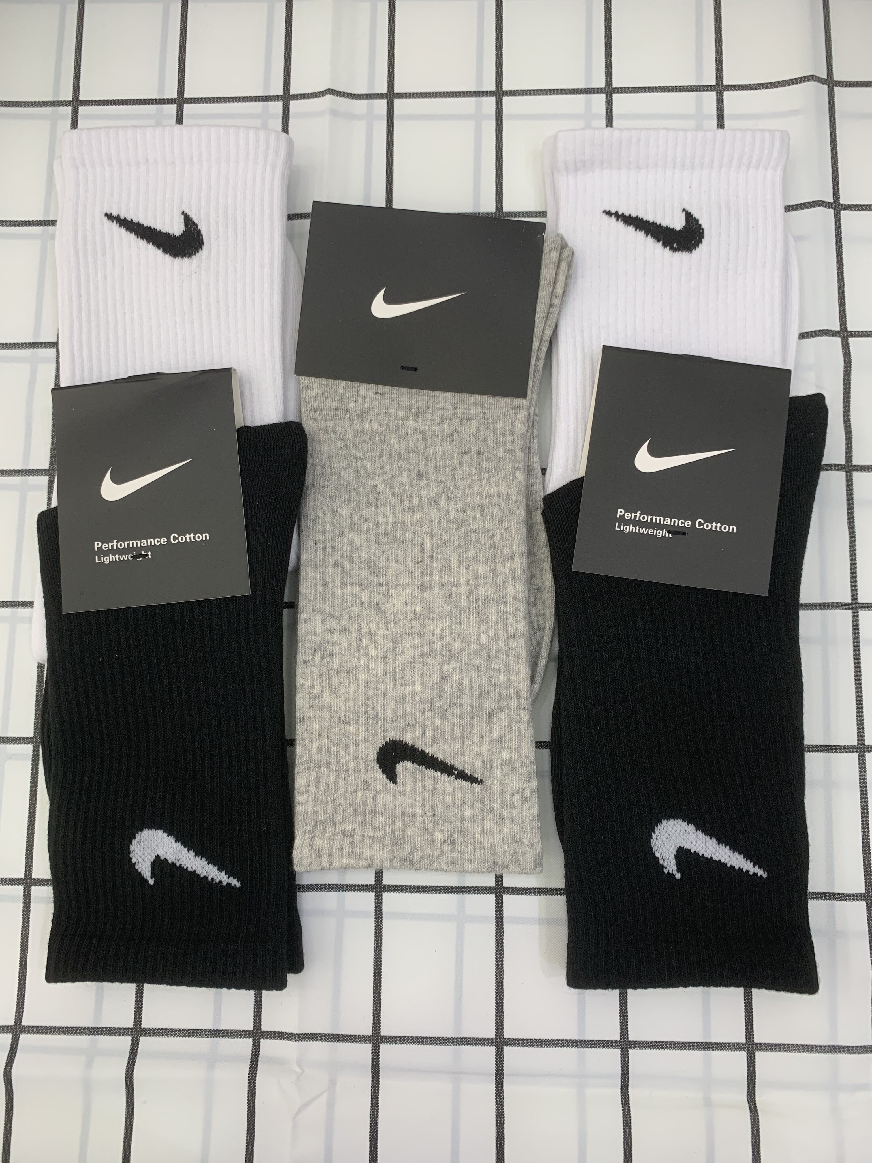 [HCM]Combo 5 vớ Nike basic thể thao cổ cao