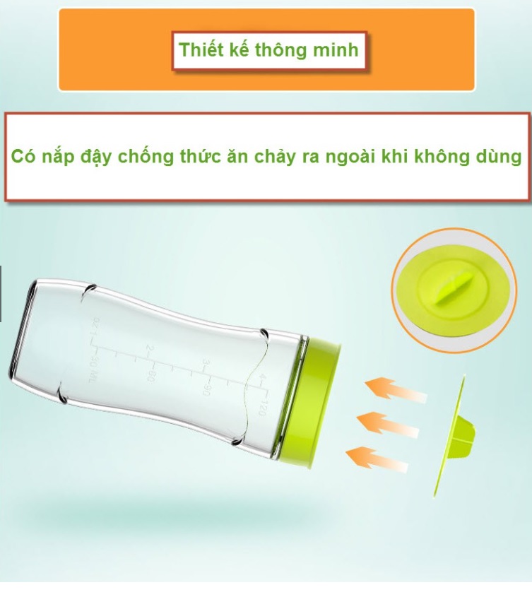BÌNH THÌA SILICON ĂN DẶM CHO BÉ