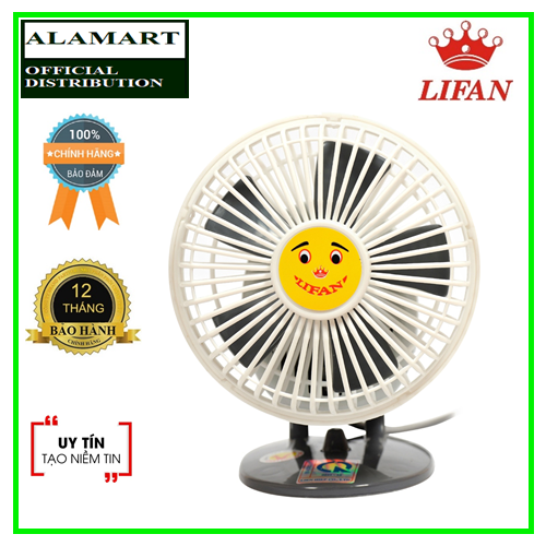 Quạt bàn mini Lifan GN-4 - xám (15W)