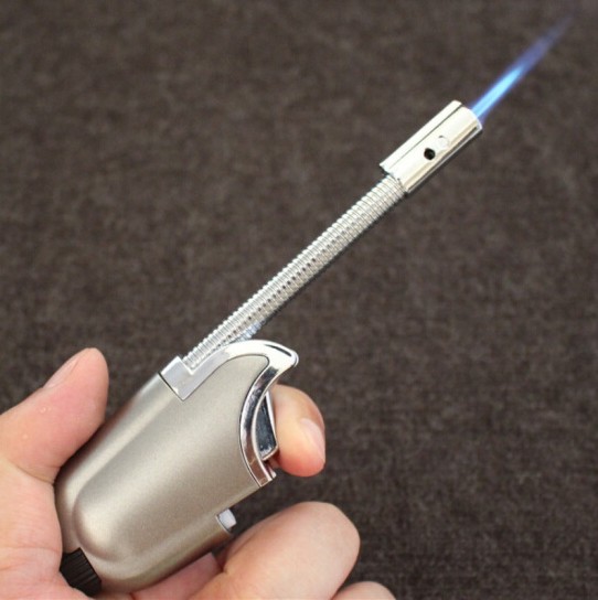 Bật Lửa Khò Vòi Dài Kiêm Đèn Pin Chiếu Sáng 159 - Bật Lửa Mồi Bếp Cồn