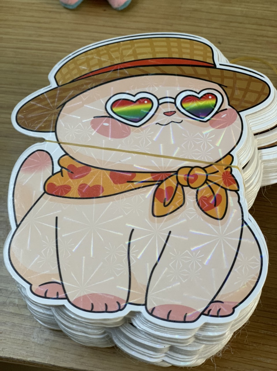 lì xì mèo thần tài phản quang siêu cutee-1 chiếc