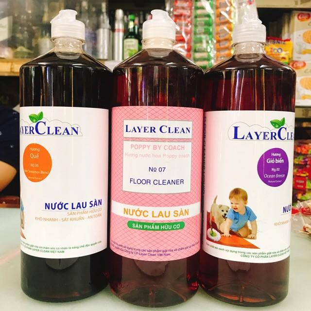 Nước Lau Sàn HC Layer Clean Hương Quế 1,25l