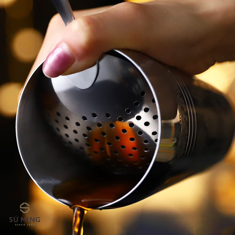 Dụng Cụ Pha Chế Chặn Đá [INOX 304], [DÁNG TRÒN] Dành Cho Bartender