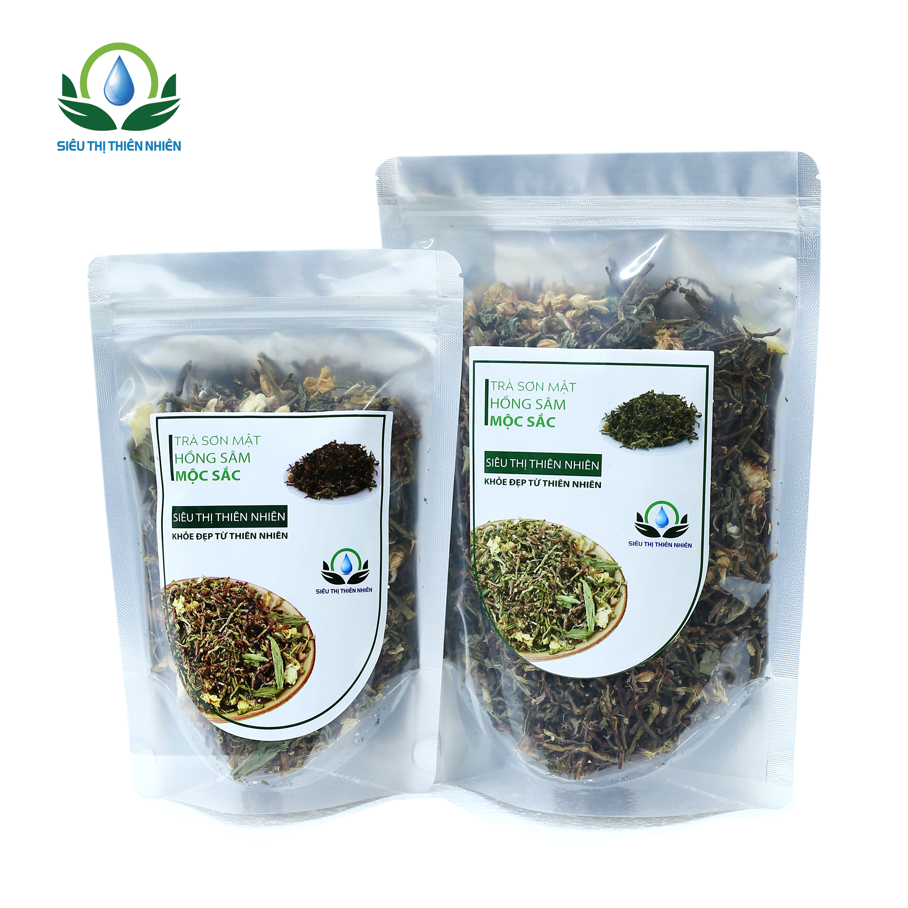 Trà Sơn Mật Hồng Sâm Mộc Sắc Gói 100g