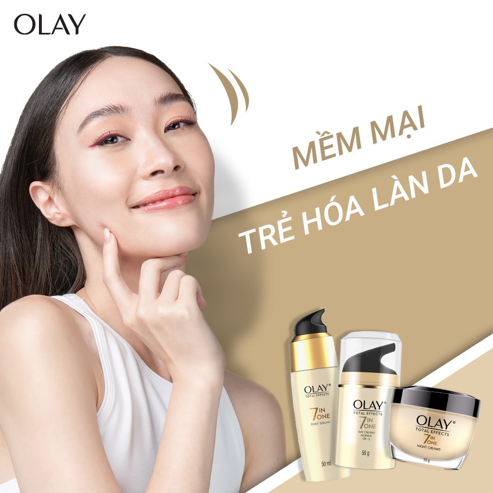 Sữa Rửa Mặt Tạo Bọt OLAY Total Effect 100g