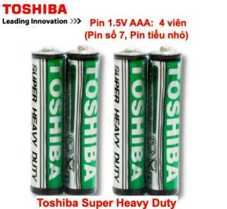 Hot Deals - Pin tiểu AAA Toshiba 4 viên 1.5v chính hãng thumbnail