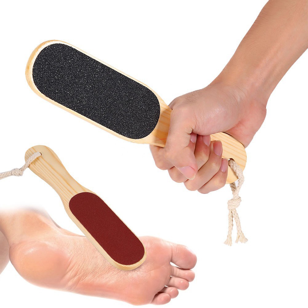 [HCM]Cây chà gót chân cán gỗ 2 mặt