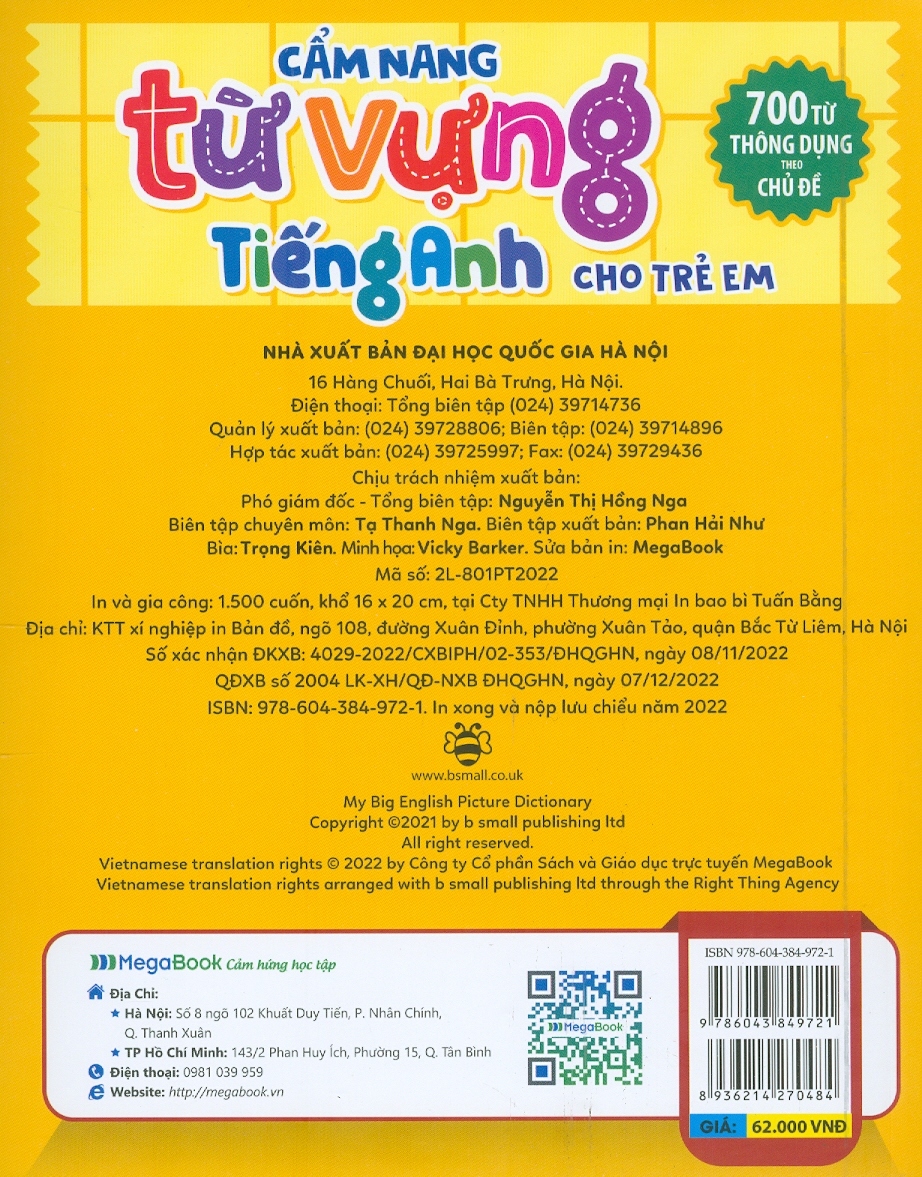 Cẩm Nang Từ Vựng Tiếng Anh Cho Trẻ Em