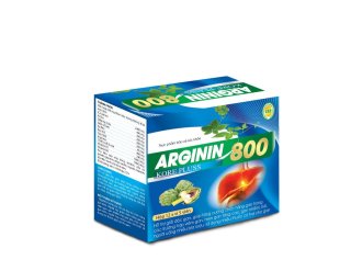 Viên uống giải độc gan Arginin 800 Kore Plus-Giúp Thanh nhiệt, giải độc, mát gan, hạ men gan, bảo vệ, hạn chế tổn thương tế bào gan. Hỗ trợ tăng cường chức năng gan trong các trường hợp viêm gan, gan nhiễm mỡ-hôp 60 viên thumbnail
