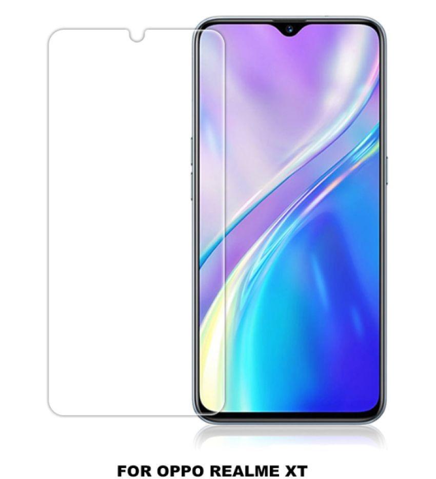 Kính cường lực trong suốt Realme XT (Kèm miếng lau)