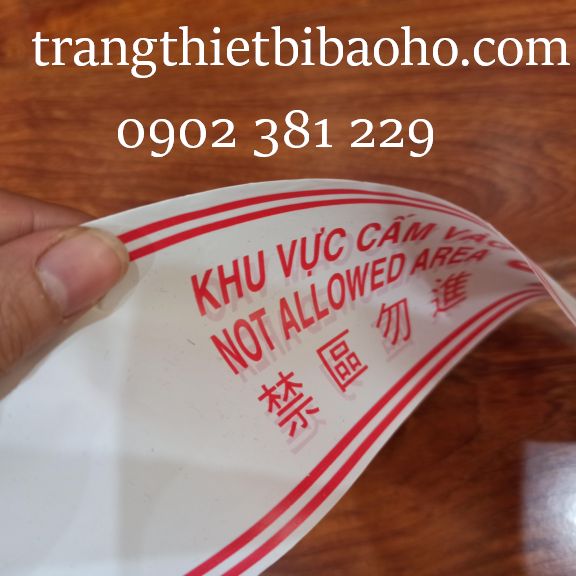 Cuộn dây rào cảnh báo khu vực cấm vào