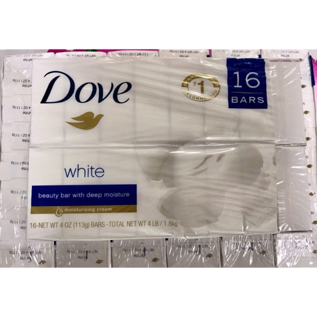 [HCM]XÀ BÔNG CỤC DOVE MỸ WHITE BEAUTY - 106gr
