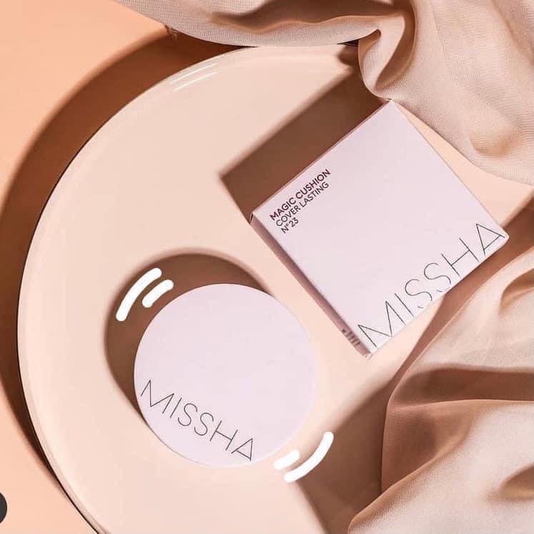 Phấn Nước Missha Magic Cushion Cover Lasting Hồng-2 tone