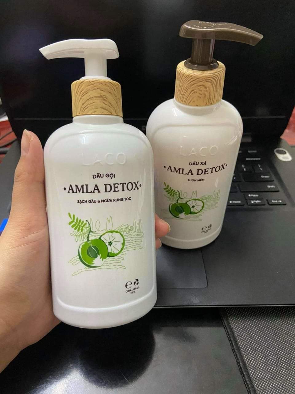 Dầu gội Amla detox Laco