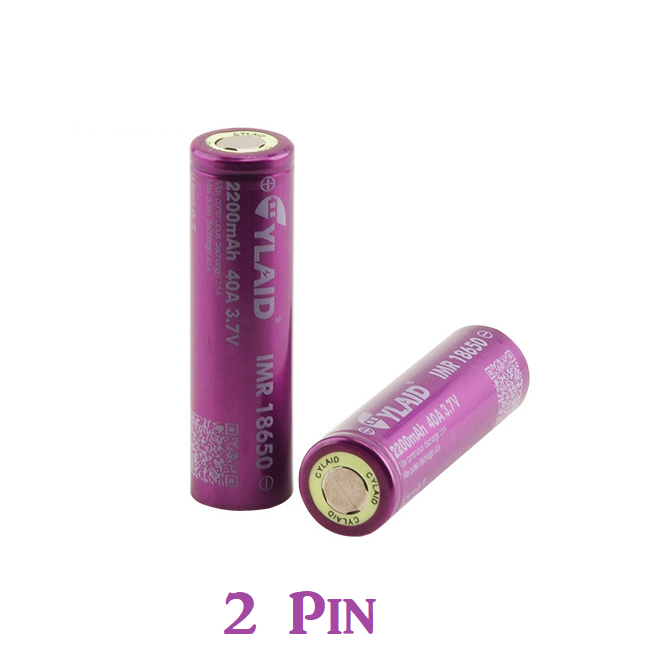 Pin 18650 CYLAID IMR 3.7v 2200mAh 40A