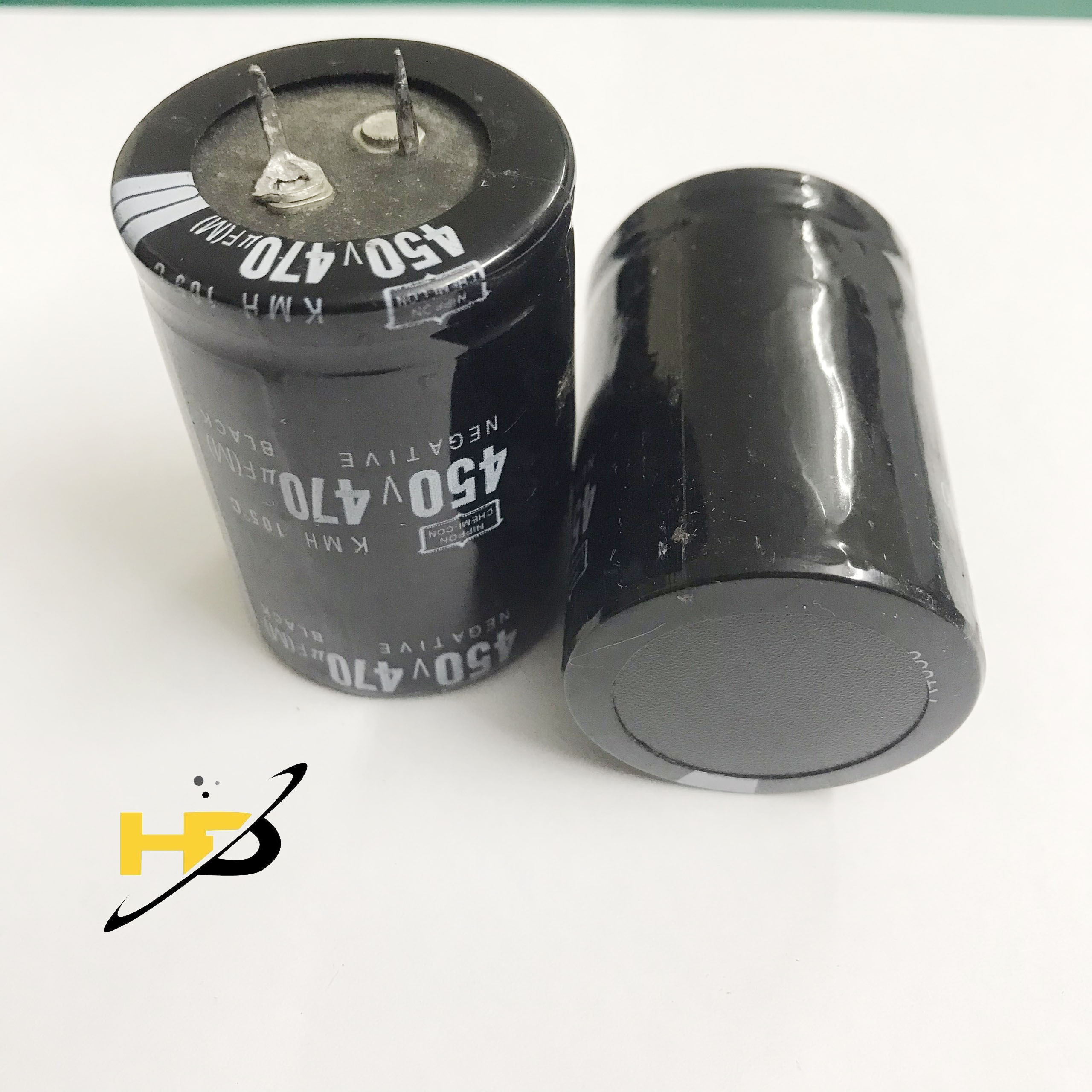 Tụ điện 450v 470uf 35x50mm chân cứng, tụ điện lọc nguồn, tụ phân cực