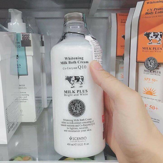 Sữa tắm bò Milk plus Q10 Thái Lan 450ml