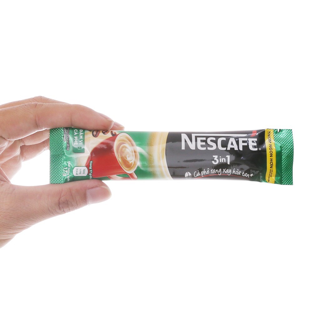 Cà phê rang xay hoà tan Nescafe 3in1 bịch (46 gói*17g)