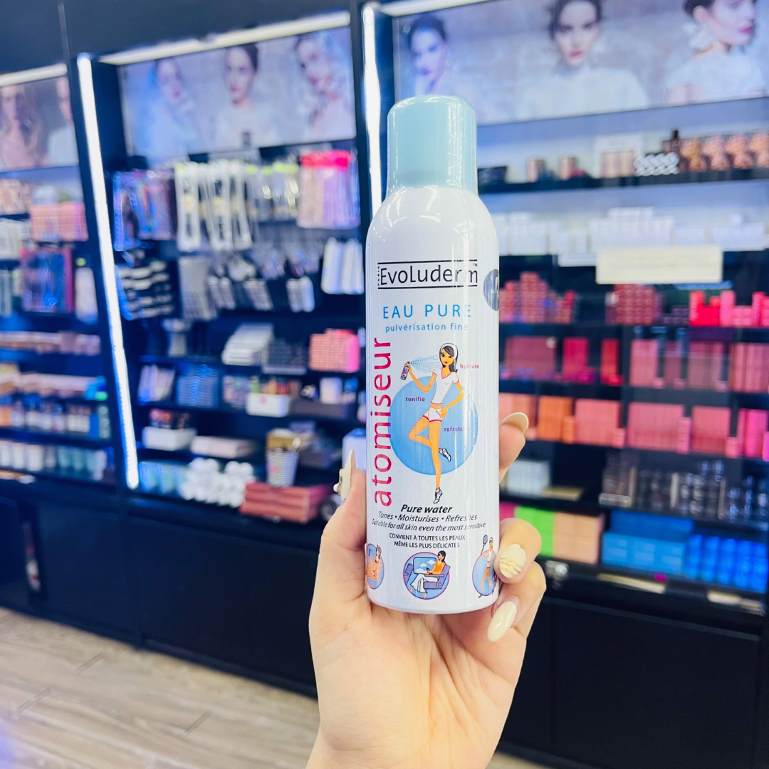 Xịt khoáng Evoluderm Atomiseur Eau Pure - Dưỡng ẩm cấp nước cho da