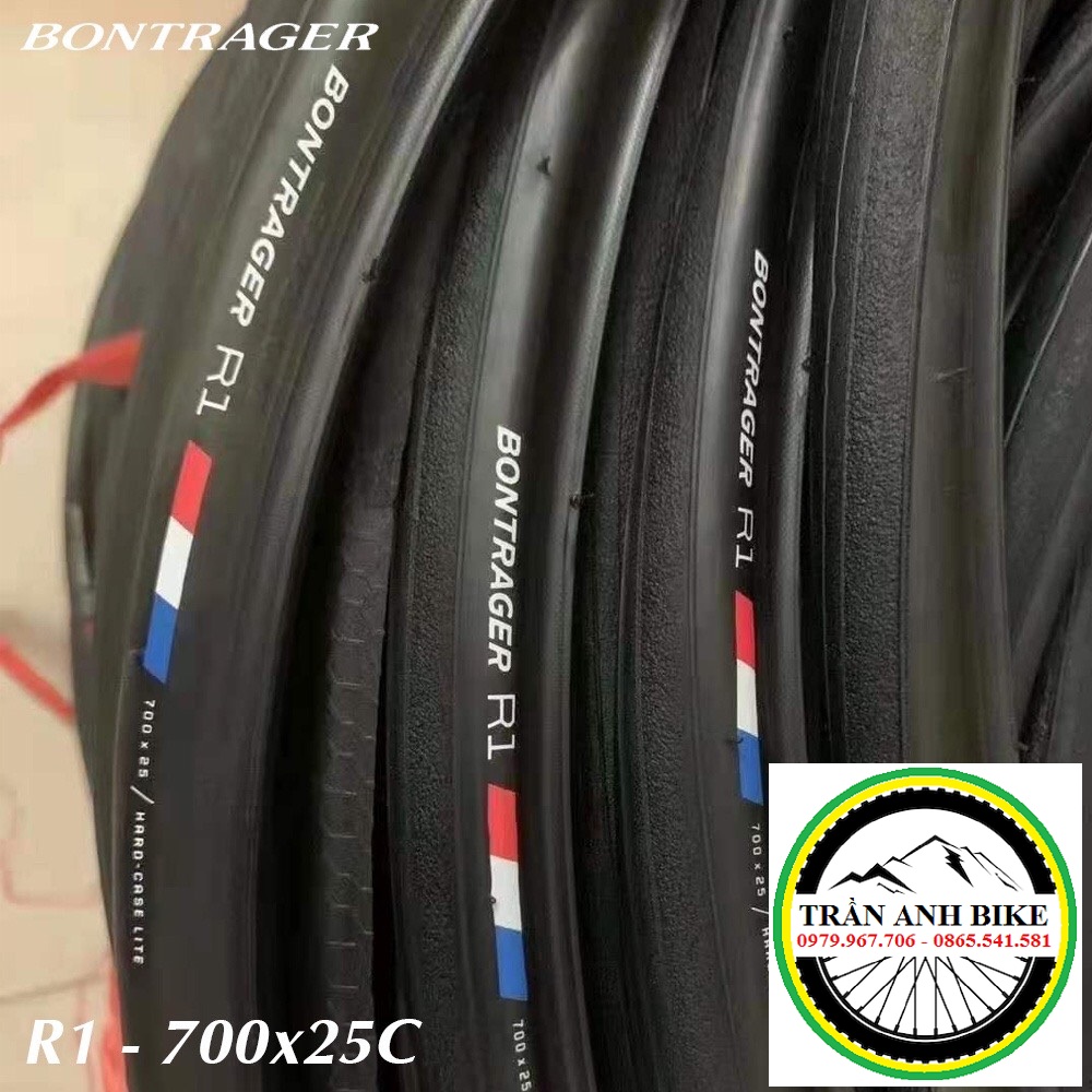 Lốp (Vỏ) Trọc Xe Đạp BONTRAGER R1 700x25C - 1 Cái