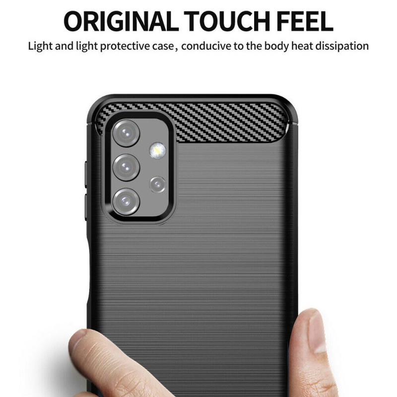 Ốp Lưng Samsung Galaxy A52 Chống Sốc Carbon Hiệu Likgus