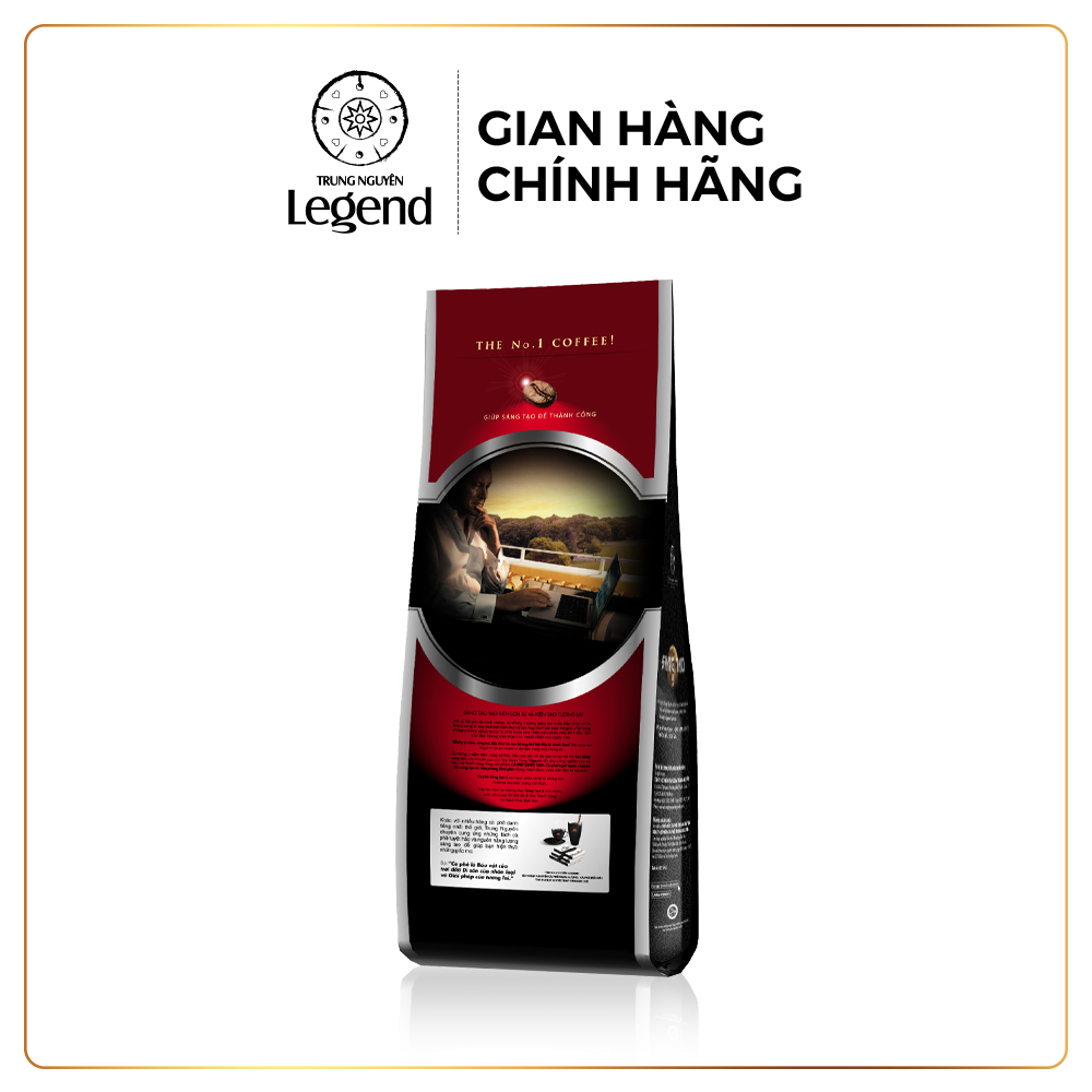 Trung Nguyên Legend Cà Phê Rang Xay Sáng Tạo 5 – Gói 340g – 100% Arabica, Vị Êm Dịu, Hậu Thơm Dài