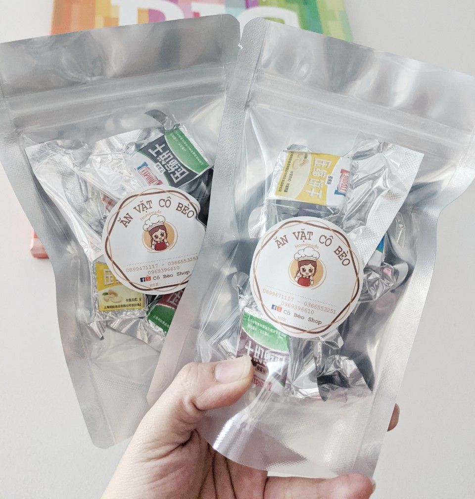 Combo 5 viên lương khô mini mix vị (Trung Quốc)