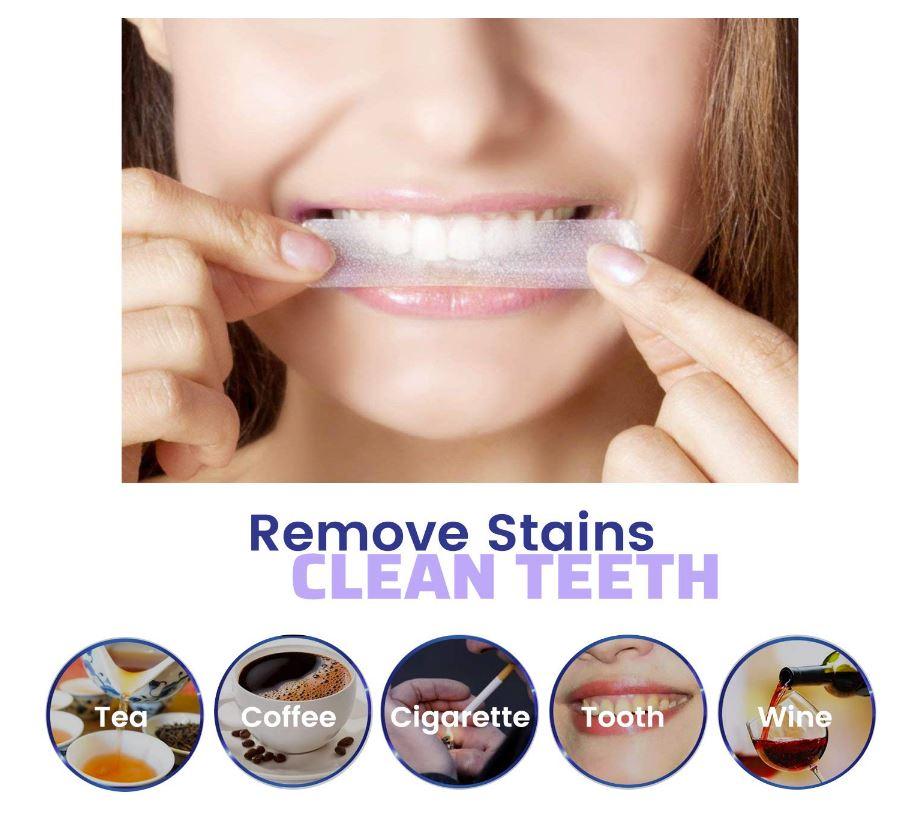 Liệu Trình Dưỡng Trắng Răng Hiệu Quả An Toàn - Hộp 14 Gói ( 28 Miếng Dán Trắng Răng )