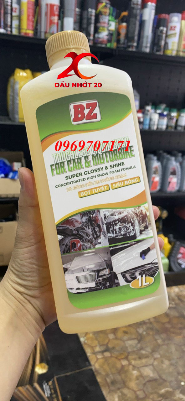 Combo Nước rửa xe bz, Nước rửa xe không chạm BZ