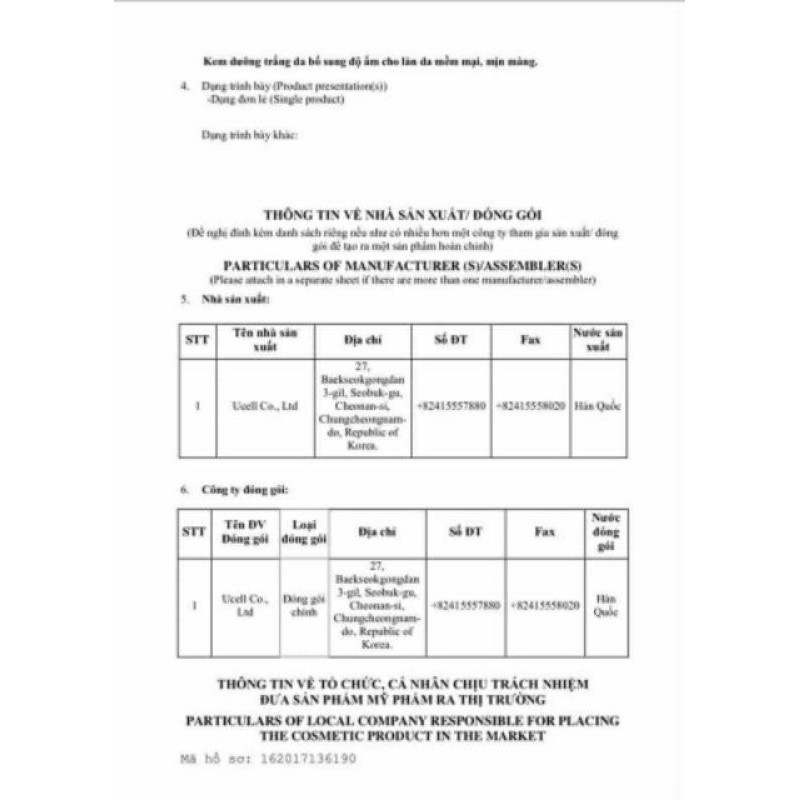 Serum Thay Da Nhân Sâm MQ ( chính hãng)