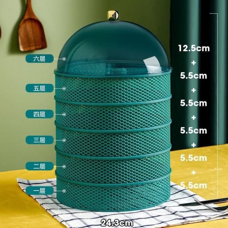 [HOT+FREE SHIP] Lồng bàn Lưới Kami 5 tầng bảo quản thức ăn
