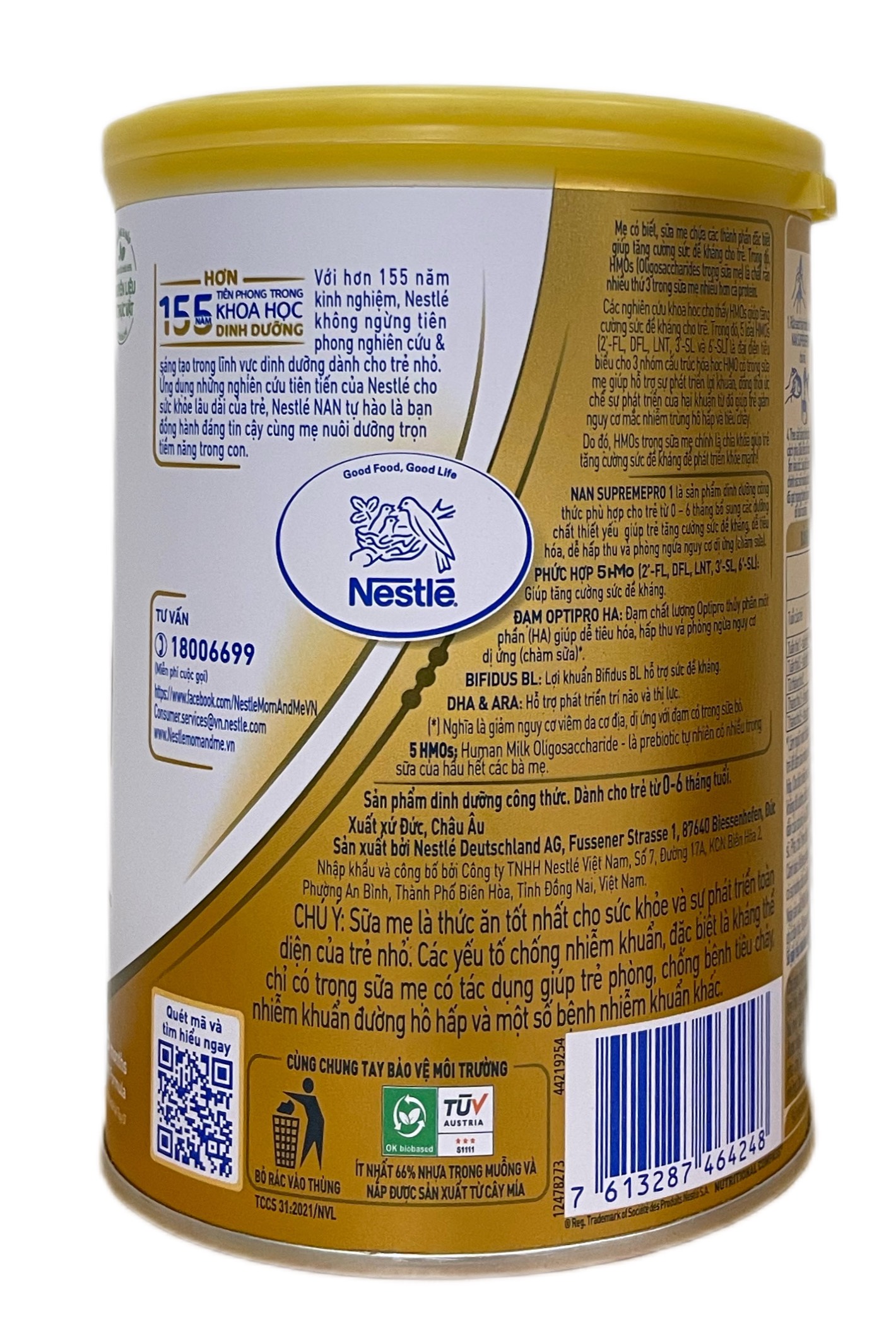 SỮA BỘT NESTLE NAN SUPREME PRO CÁC LỨA TUỔI