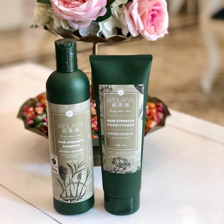 [Hoàn Tiền 8%]Bộ Dầu Gội & Xả Weilaiya Hà Thủ Ô dành cho tóc khô, tóc thường