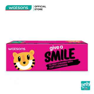 Khăn Giấy Hộp Watsons Charity Smile Campaign Box Tissues 3 Lớp Mềm Mịn Hình Ngẫu Nhiên 100 Miếng thumbnail