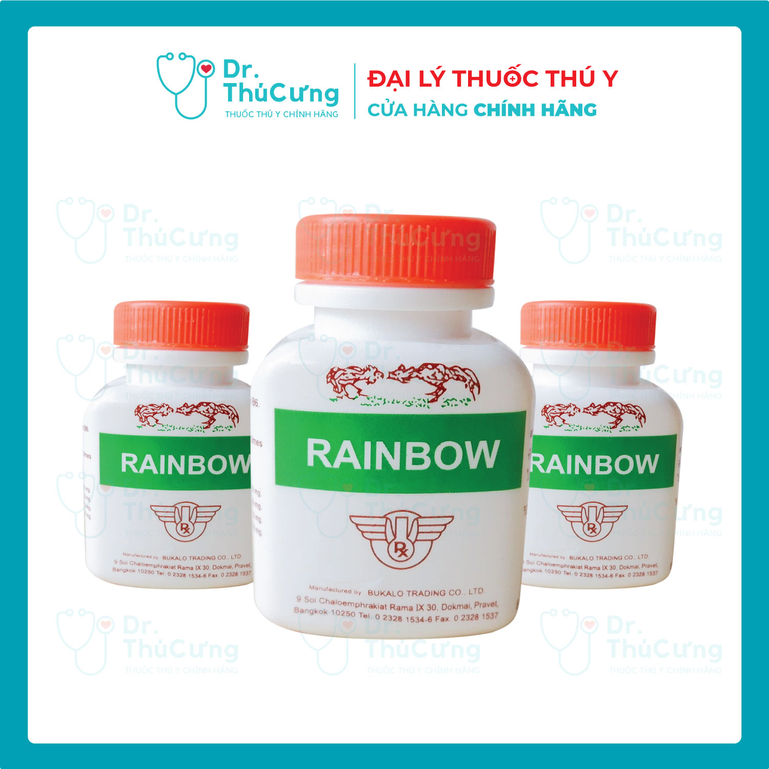 01 lọ thuốc rainbow cho gà đá