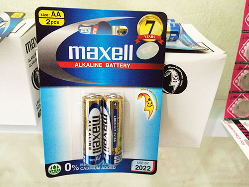 Pin tiểu AA Maxcell (1 vỉ 2 viên)