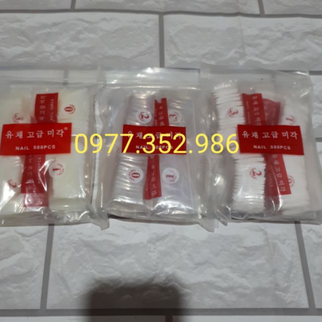 Móng giả dán và nối móng Nail gói 500 móng