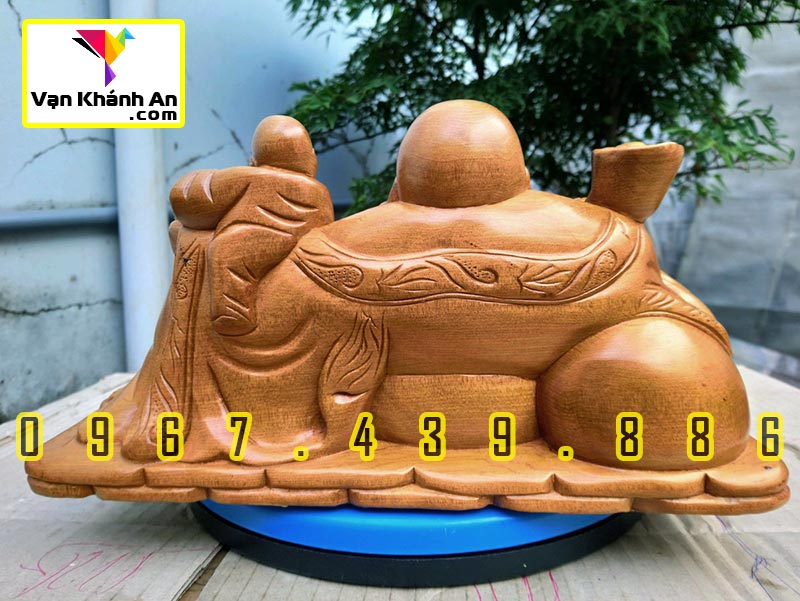 Phật Di Lặc Tam Phúc gỗ bách xanh Mộc Châu - Trang Trí Phòng Khách - Quà Tặng Trang Trí Decor - Quà Tặng Tân Gia Khai Trương - Trang Trí Nhà Cửa