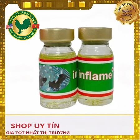 INFLAME 2 lọ 5ml dùng cho gà đá bị tang nặng