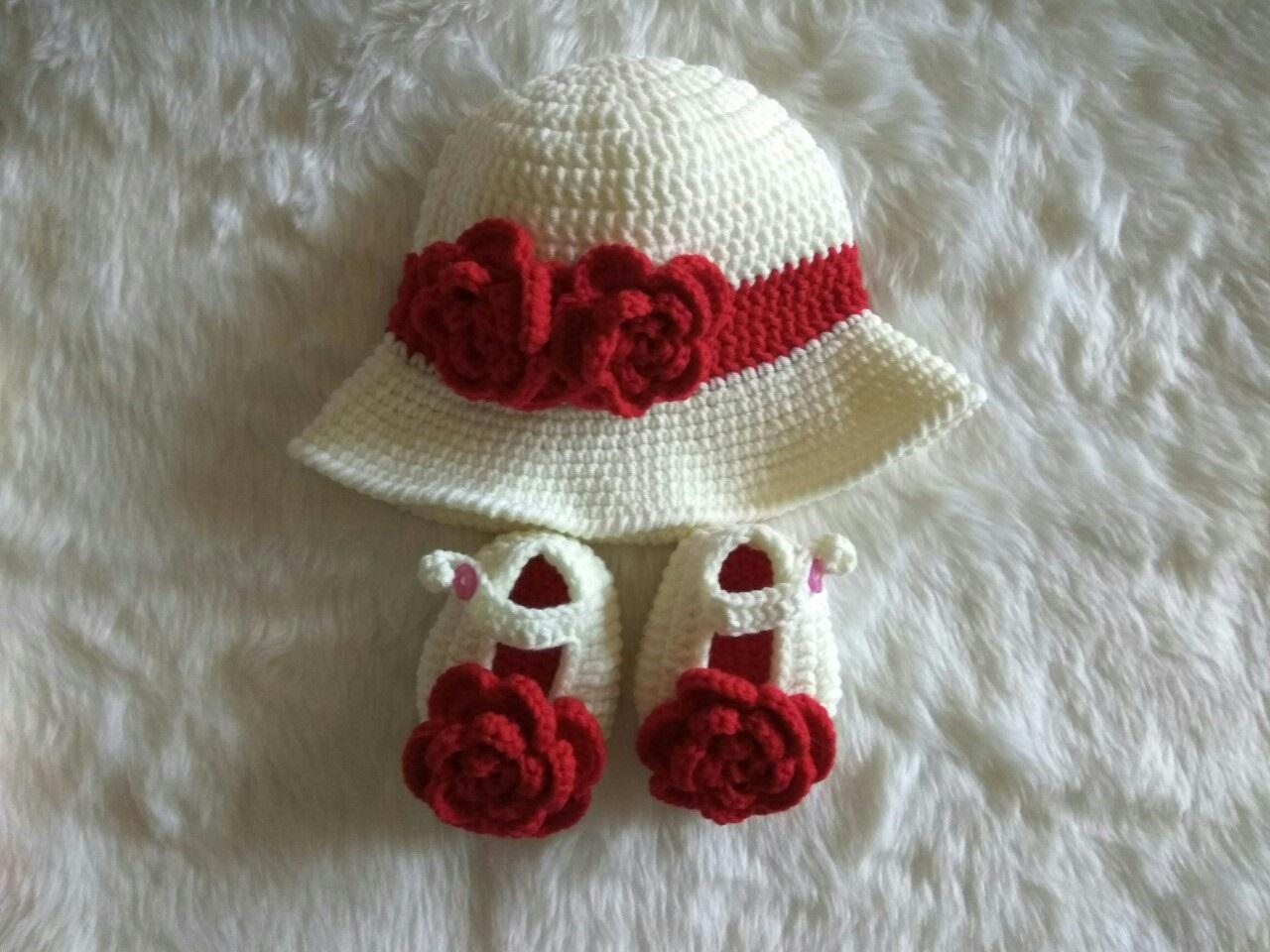 SET MŨ VÀ GIÀY LEN CHO BÉ SL0341
