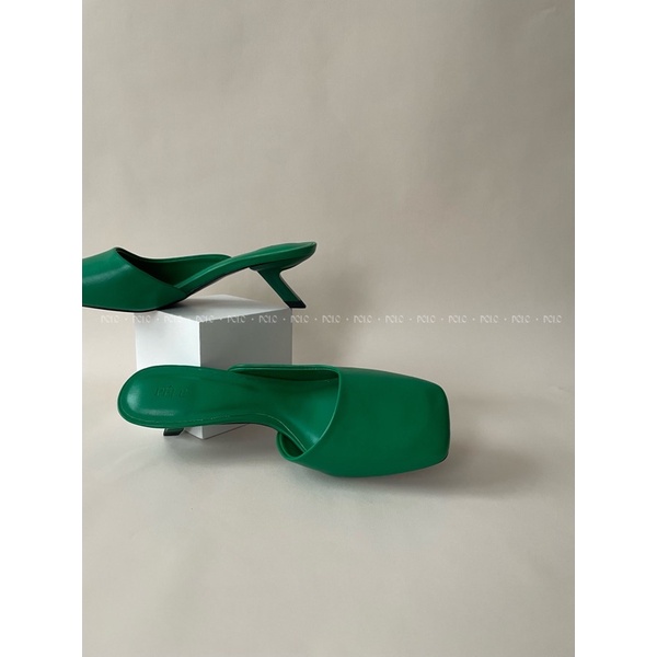 [Nhập LazXuHuong12 - giảm 70k đơn từ 499k] EVA HIGH HEELS - Guốc Gót Xéo - peleshoes