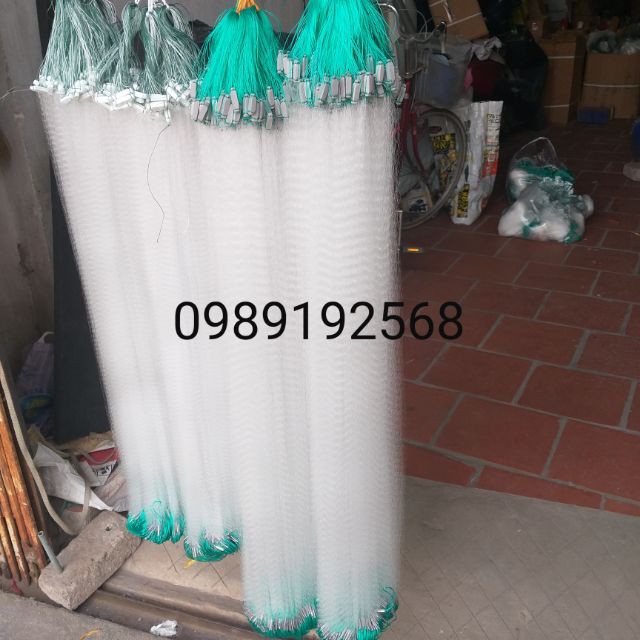 Lưới đánh cá 1 lớp cao 1m dài 100m đánh cá rô,diếc chì nặng  (cam kết đổi trả trong 2 tuần đầu)
