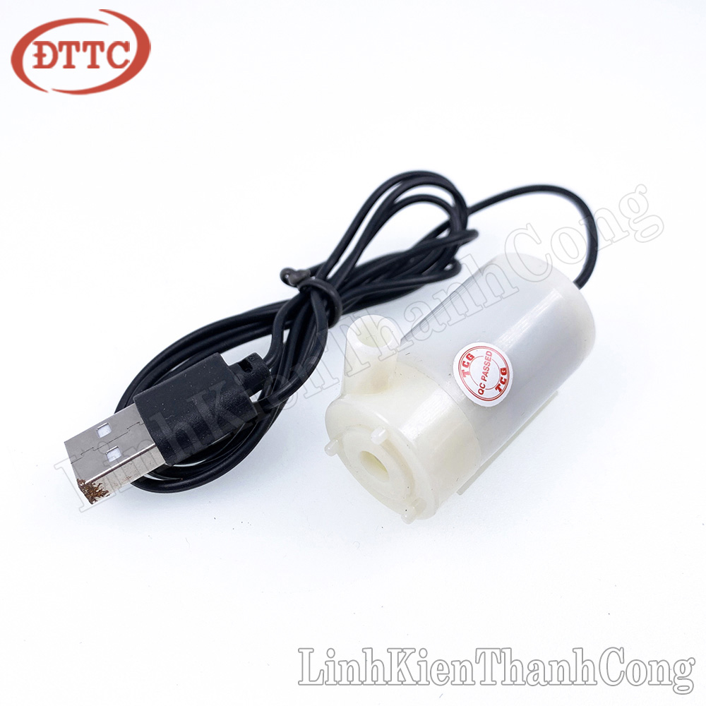 Bơm Nước Mini DC 3V 5V Cấp Nguồn Qua Cổng USB