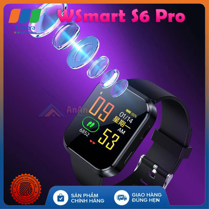 Camera Đồng Hồ đeo tay WSmart S6 Pro Full HD 256GB