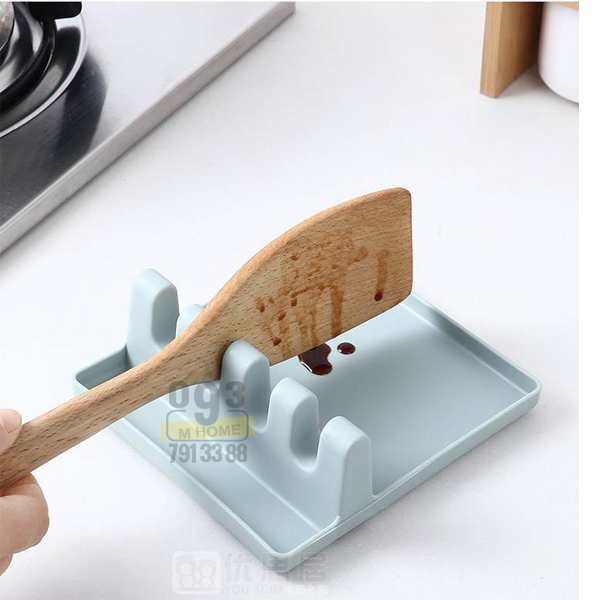Giá Đỡ Để Gác Vung Nồi Thìa Thớt Dao, Giá Kê Vung Gác Muôi Bằng Nhựa Chịu Nhiệt